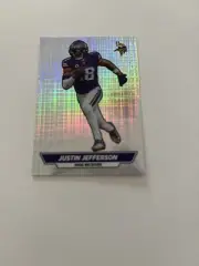 2024 Panini NFL Sticker & Card Collection Stickers Foil Justin Jefferson #424