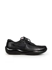 Prada Sport Black Leather & Mesh Trainers