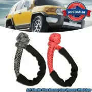 2X Soft Shackle 55cm Recovery Gear Dyneema Winch Rope 17.5T(17,500kg) Heavy Duty