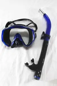 在飛比找Yahoo!奇摩拍賣優惠-YONGYUE台灣製 矽膠蛙鏡+矽膠乾式呼吸管特價組 潛水 