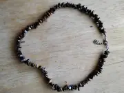 Tigers Eye Chip necklace genuine gemstones 18"-20" lobster clasp Handcrafted