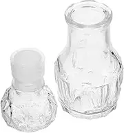 ABOOFAN Elegant Vintage Mini Perfume Bottles Empty Glass Vases Photo Props Home Decor