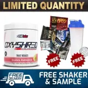 EHPLABS OXYSHRED THERMOGENIC FAT BURNING WEIGHT LOSS OXY SHRED FREE SHAKER 1 SAM