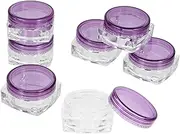 DECORNIJIA 24pcs Small Cream Jars with Lids Refillable Empty Containers for Travel Leak Face Cream Storage Lightweight Portable Design for Home Trips