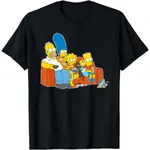 THE SIMPSONS HOMER MARGE MAGGIE BART LISA SIMPSON 沙發 T 恤時尚上衣