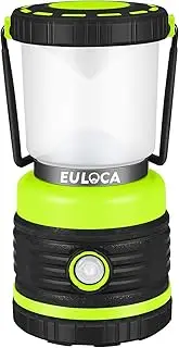 EULOCA Camping Lantern LED, Super Bright 1200lm Dimmable, 4 Light Modes, Waterproof Tent Light, Perfect Lanterns Flashlight, for Emergency, Hurricane, Power Outage
