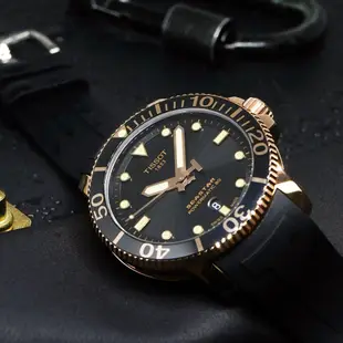 TISSOT 天梭 官方授權 Seastar 1000 海洋之星300米陶瓷錶潛水錶 送禮推薦 T1204073705101