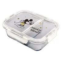 在飛比找蝦皮商城優惠-Disney 迪士尼 經典米奇 分隔耐熱玻璃保鮮盒(950m
