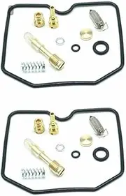 Spare Parts for K-a-w=-a-s-a-ki LTD 454 500 EN450 EN500 Carburetor Repair Kit Jets Srews Seals Fit for K-e-i-h-in CVK Carb Re-b-ui-ld Parts 2 Sets