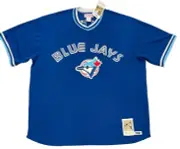 Mitchell & Ness 1987 Cecil Fiedler TORONTO BLUE JAYS Authentic JERSEY Sz 58