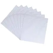 50 Pack Toner Reactive Foil 8.5"x11" A4 Foil Paper for DIY Craft,Silver Dots