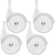 Totority Stroller Replacement Wheels 4-Pack, Heavy-Duty Fit for Baby Strollers/Grocery Carts/Walkers, Non-Slip Rubber Tires with Quick-Release Axles