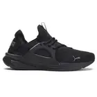 PUMA Softride Enzo Evo Wide Lace Up Mens Black Sneakers Casual Shoes 37784301