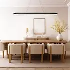 Eclairs Shape Led 4 Feet Modern Chandelier Pendant Black Hybrid Chandelier 48 W