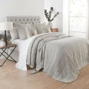 Home Beautiful Shae Coverlet 250cmX240cm Polyester/Cotton