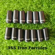 Tip size .355 Black Golf Ferrules For Taper Tip Iron and Wedge with Silver Ring