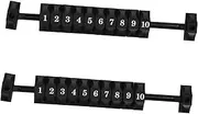 Toddmomy 1 Set Multi Functional Foosball Score Counters Markers for Table Football Games Easy to Carry Store Scorekeeper Bars