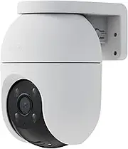 EZVIZ 3K Outdoor Security Camera, 360° PTZ WiFi Camera, AI-Human/Vehicle Detection, 2-Way Talk, Color Night Vision, Waterproof, One Click Return for Home Security Camera (C8c 5MP)
