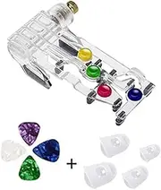 Guitar Aid Guitar Beginner Tool,Guitar Beginner One-Key Chord Assisted Learning Tools Classical Chord Guitar Chord Practice Tool,Thumb Finger Pick,Guitar Finger Fingertip Protectors,Guitar Picks Set
