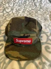 Supreme Wool Camp Green Camo FW17 Adjustable Hat *100% Authentic*