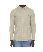 loose shirt in checked cotton SHIRTS CM40,SHIRTS CM39 Beige/camel/chestnut
