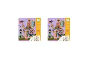 2x Djeco Animal Warriors Colouring Kids Activity Art Craft Cards Kit 5y+