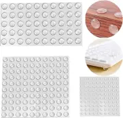 Rubber Bumper Pads, 250 Pcs Clear Rubber Feet, Noise Dampening Buffer Pads, Adhe