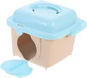 CORHAD Portable Hamster Carrier Case Outdoor Travel Cage for Small Pets Durable Plastic Design for Hamsters Mice Ferrets and More