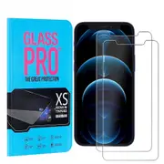 [2 PACK] Apple iPhone 12 Pro Tempered Glass Screen Protector Guard - Case Friendly