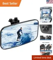 Boat Mirror, 8 in x 4 in Upgraded Universal Boat Rear View Mirror, Marine Mir...