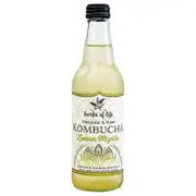 Organic Herbs of Life Kombucha Lemon Myrtle Bulk Buy 6 x 330ml – Fresh, healthy organic delivery | Doorstep Organics.
