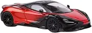 Scale Finished Model Car 1/64 for McLaren 765LT Orange Supercar Metal Die-cast Vehicles Static Model Collection Car Souvenir Miniature Replica Car