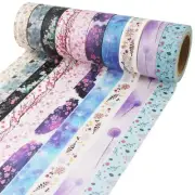 (Floral Patterns) - Washi Tape 10m Long Each Roll DIY Japanese Masking Tape