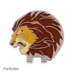 NEW ALLOY LION HEAD GOLF BALL MARKER WITH MAGNETIC GOLF HAT