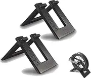 [YehVeh] 2 Pack Kids Balance Bike Parking Rack Stand Display Foldable Kickstand Holder for No Pedal Training Bicycle Scooter 10 to 15 Inch Bikes Storage Organizer Indoor Outdoor Garage