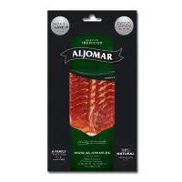 在飛比找momo購物網優惠-【ALJOMAR】西班牙 綠標伊比利大里肌臘腸切片 100g