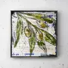 Olive Tree Art Olives Branch Painting Watercolor Sketch Botanical Plant Art