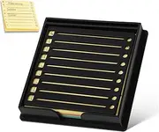 Parliky 1 Set Note Holder and Template Notepad Holder Business Card Display Rack Sticker Label Display Rack for Office Study Home