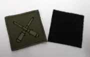 Genuine Military Issue OD Green Instructor in Gunnery Badge TRF With Backing
