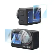 HD Tempered Glass Film Lens Screen Protector for DJI Omso Action 5 Pro
