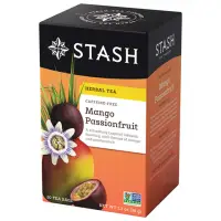 在飛比找momo購物網優惠-【STASH】無咖啡因草本芒果百香果風味茶38g