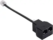 Telephone Cord Splitter - Phone Splitter for Landline | Phone Jack | Telephone Cable | Expansion Connector for Phones | Telephone Cable Adapter for Phone Fax Machine DSL Equipment