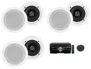 DV4000 4000w Bluetooth Home DVD Player+(5) 5.25" Ceiling Speakers+Wifi Receiver