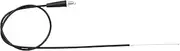 Motorcycle Universal Accelerator 990mm Straight Connection Throttle Cable(Black)