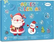 Advent Calendar 2025 for Kids, Christmas DIY Cartoon Charms Bracelet Countdown to Christmas with 2 Bracelets and 22 Unique Charms Jewelry Set for Girls,Teen,Sister