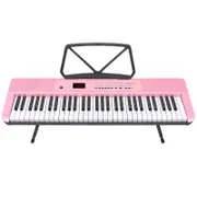 Karrera 61-Key Electronic Piano Keyboard with LED and Folding Stand