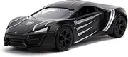 Jada Toys Metals Die-Cast Avengers W Motors Lykan HyperSport, 1:32 Scale Die-Cast Vehicle, Black