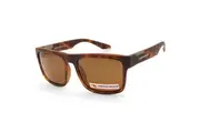 North Beach Moridae Matte Tortoise/Brown Unisex Polarised Sunglasses 70683