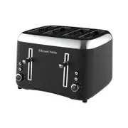 Russell Hobbs Addison 4 Slice Toaster - Matte Black