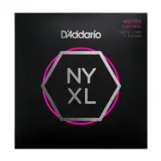 D'Addario NYXL Bass Guitar Strings; super long scale - 5-Strings set 45-130